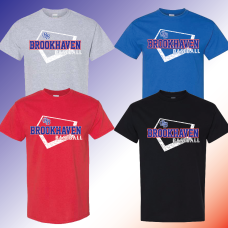 Brookhaven Baseball Short Sleeve Tee