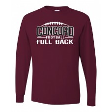 Concord Football CUSTOM L.S. T-Shirt - ADULT