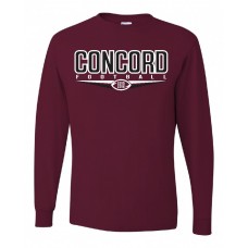 Concord Football L.S. T-Shirt - ADULT (Logo2)