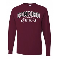 Concord Football L.S. T-Shirt - ADULT (Logo 1)